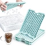 Combler Mini Ice Cube Tray with Lid and Bin, Ice