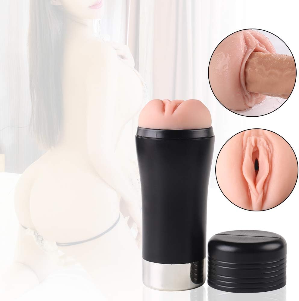 Silicone Portable Ma-STU-rr-brators for Toy Men Deep THR-o-at Su^cki^ng Or-a-l Cup Man Toy Hands Free Underwear Device for Men Tshirt Male Ma-stur-ba-Tion