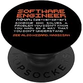 Software-Engineer Developer Definition Programming PopSockets Adhesive PopGrip