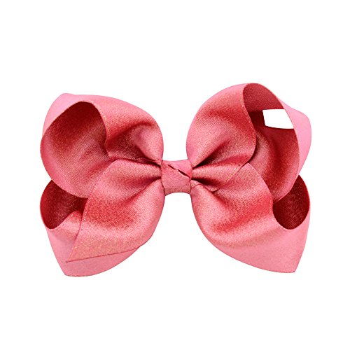 12 Pairs 4.5 Inch Baby Girls Toddler Hair Bows With Alligator Clip Grosgrain Barrettes Bundles Accessories for Infant (12 Pairs 757) - Thumbnail 4