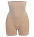 Tummy Control Body Shaper Seamless Thigh Slimming Boyshort Breathable Slip Shapewear for Women, Beige, M/L