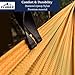 CLUSAZ Premium Hammock Parachute Ultra Lightweight 1.2 lbs in Diamond Nylon Anti-Tearing for 1 Person – Includes 2 Anti-Scratch Carabiners and 2 Ropes 10 feet – 10 Years Warrantythumb 2
