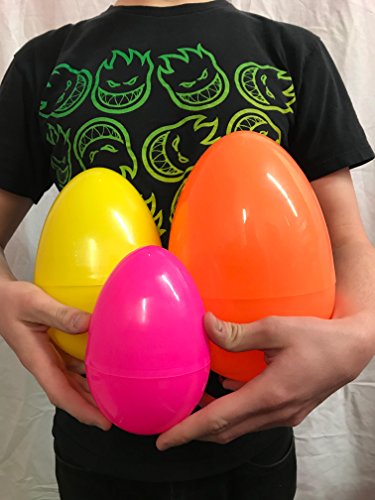 Large jumbo nested easter eggs , set of 3, 10, 8 and 6 inches