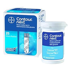 Contour next 25 strisce reattive per la misurazione della glicemia