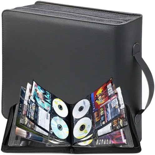 Amazon.com: Elecom CCD-SSB160BK CD DVD Blu-ray Case with Zipper