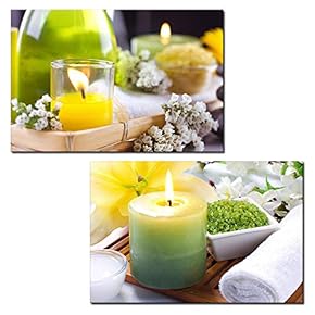 2 Panel Spa Concept with Scented Candles x 2 Panels