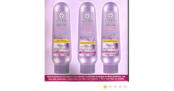 EL MEJOR TRATAMIENTO DE KERATINA HECHO EN COLOMBIA LAXIOS KIT 3 UNIDADES  CABELLO ONDULADO - THE BEST TREATMENT KERATINA 120 ML X 3 UNID CURLY HAIR :  Amazon.com.mx: Belleza