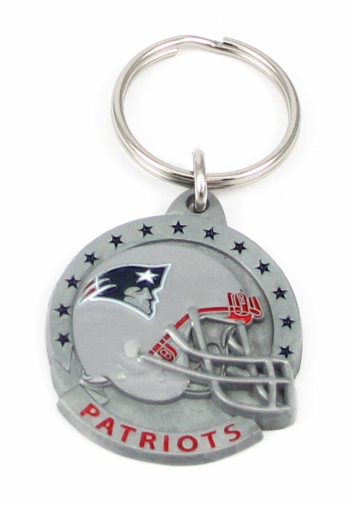 Siskiyou NFL New England Patriots Carved Key Chain, Metal, One Size