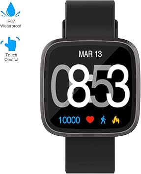 GOKOO Smartwatch Mujer Hombre, Impermeable Reloj Inteligente ...