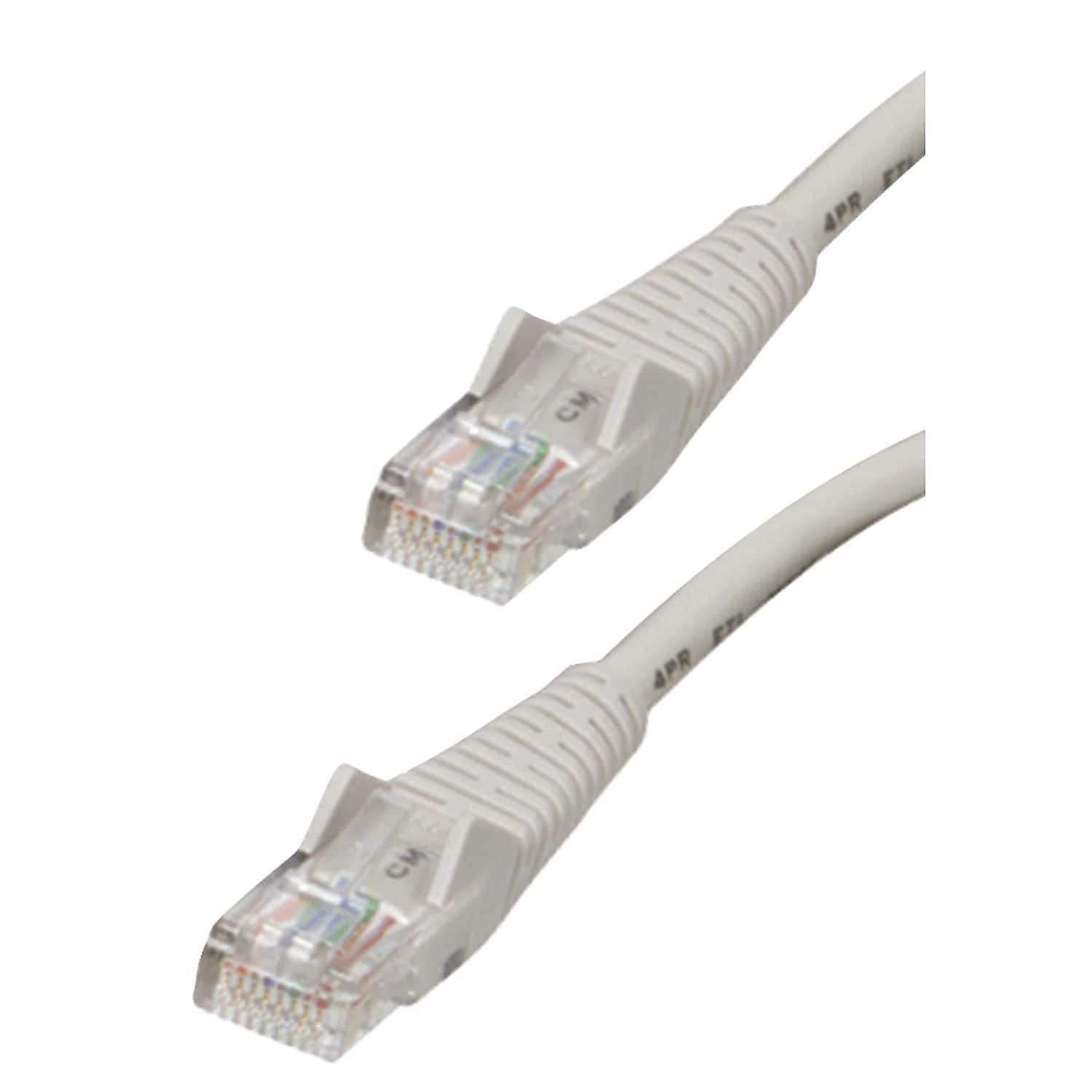 Tripp Lite 2.13 m Cat5e / Cat5 350 MHz Snagless Molded UTP Patch Cable RJ45 M/M Grey (N001-007-GY)