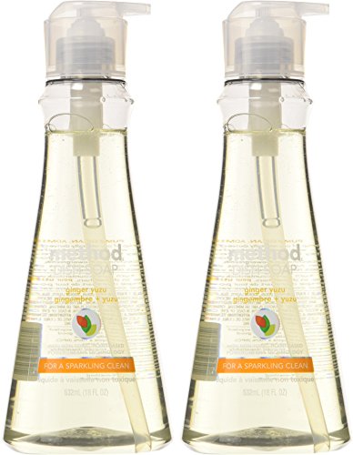 METHOD GEL DISH SOAP, LEMON MINT, BIODEGRADABLE FORMULA, TOUGH ON GREASE, 18 FL OZ (PACK OF 12)