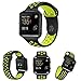 Fitbit Blaze Bands Large, JAKPAS Silicone Replacement Sport Band with Black Frame for Fitbit Blaze Smart Fitness Watch (Black/Yellow)