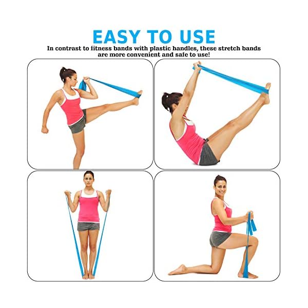 Resistance-Bands-Set-AKBYTCY-Skin-Friendly-Fitness-Exercise-Bands-with-Different-Resistance-Levels-for-Women-Men-Ideal-for-Gym-Home-Workout-Yoga-Pilates-Strength-Training-Legs-59in-Long Resistance Bands Set, AKBYTCY Skin-Friendly Fitness Exercise Bands with Different Resistance Levels for Women & Men…