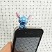 ZOEAST(TM) Cute Lilo & Stitch ET Baby Blue Monsters Inc Dust Plug 3.5mm Phone Headphone Jack Earphone Ear Cap Dust Plug Charm iPhone 5 5S SE 6 6S Plus Huawei Samsung iPad iPod HTC ( Random 1PC Stitch)