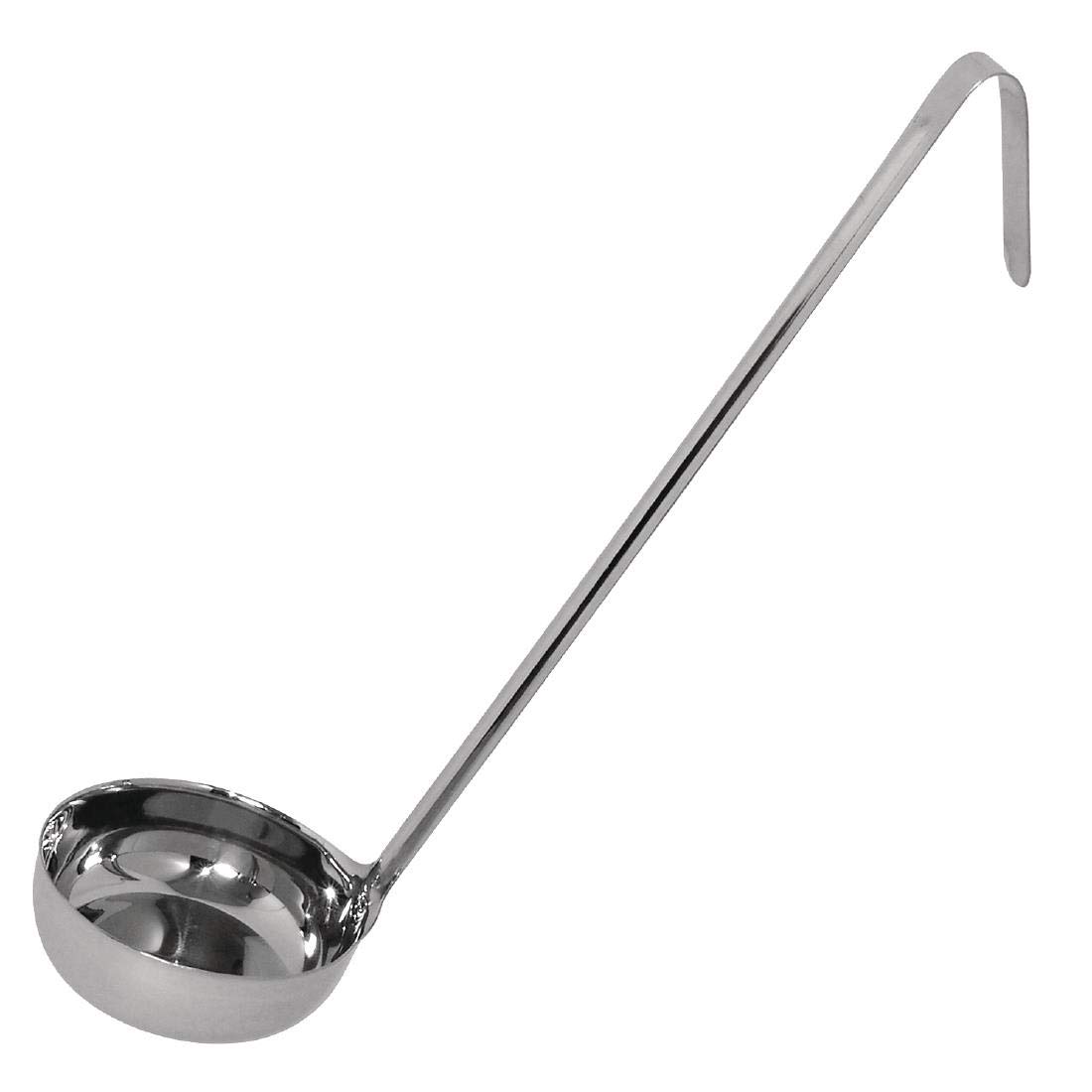 Vogue GG005 Flat Bottom Ladle 168ml Stainless Steel Kitchen Cooking Serving Utensil