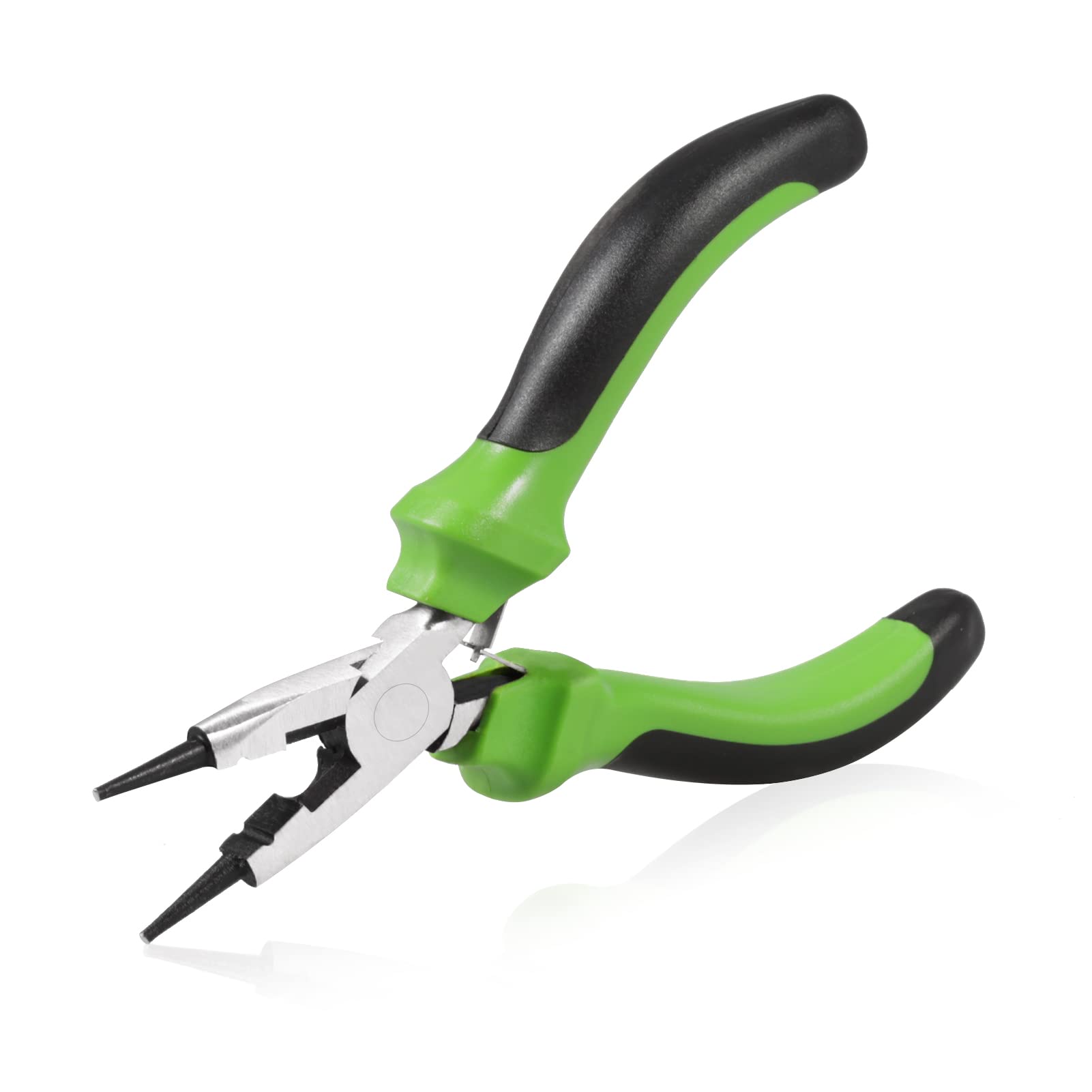 SPEEDWOX 5 Inches Round Nose Jewelry Pliers with Cutter, Mini Round Nose Pliers, Wire Bending Pliers, Side Cutter Tools for Jewelry Making