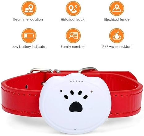 Topnext Traceur Gps Pour Animal Domestique Chien Chat Collier De Suivi Gps Intelligent Anti Perte Localisation Traceur Tractif Etanche Pour Chat Chiot Animaux Amazon Fr Animalerie