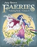 Amy Brown Faeries Coloring Book 4 by Amy Brown