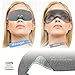 Cotton Sleep Eye Mask - Light Blocking Sleep Mask, Comfortable & Lightweight Sleeping Mask with Adjustable Strap(Grey)