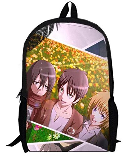 YOYOSHome Anime Attack on Titan Cosplay Bookbag Daypack Backpack School Bag