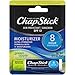 ChapStick SPF 12 Sunscreen, Moisturizer and Skin Protectant,Green Apple 0.15 Ounce Stick, 6 Count (Pack of 1)