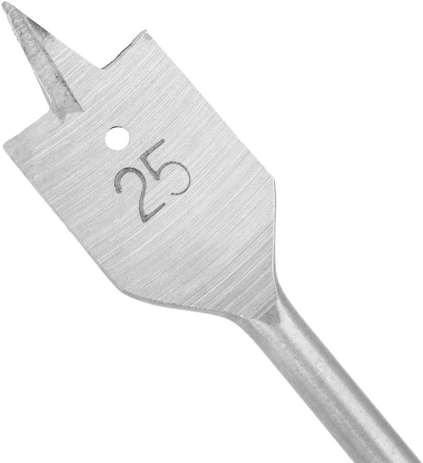 6pcs Flat Milling Drill Bit Set Spade Paddle Drill Wood Drill Bits 150mm Length Diameter 10/12/16/18/20/25 mm Hex Shank Size 6mm - Image 5