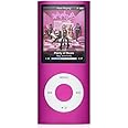 Music Player Compatible with MP4/MP3 - Apple iPod Nano 4th Generation (Pink, 8GB) (Renewed)