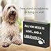 JennyGems Labradoodle Mom Gift - All You Need is Love and a Labradoodle Wooden Sign - Funny Labradoodle Owner Decor, Wall Art or Shelf Display, Made in USA