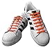 Kicks Kids Orange - Tieless Elastic Silicone No Tie Shoelaces