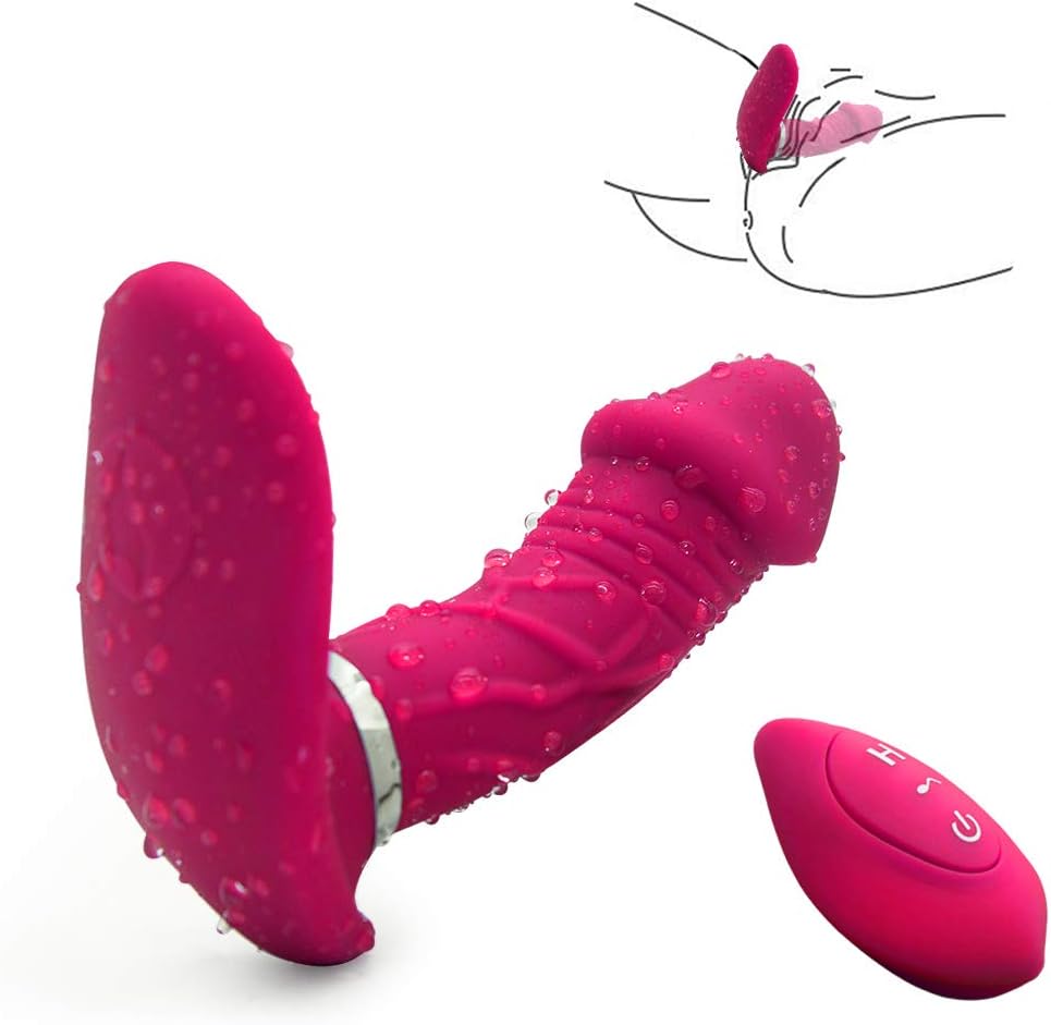 Wearable Vibrantor for Woman Wireless Remote Control Female-Waterproof-Rabbit-Lifelike-Gifts Clitorial Tongue high Frequency Wand Perfect Size Party Gifts six Toys for Women or Couples T-Shit