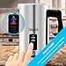 Zeppoli Milk Frother and Warmer - Automatic Milk Heater, Electric Milk Steamer and Milk Foamer | Great as a Latte Frother and Cappuccino Maker for Coffee and Hot Chocolate - Plus Silicone Scraper