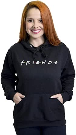 friends oversized moletom com capuz