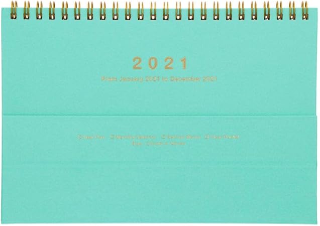 Amazon マークス 手帳 21 スケジュール帳 ダイアリー マンスリー 21年1月始まり A5正寸 ノートブックカレンダー マグネット ミント 21wdr Nb3 Mi 手帳 カレンダー 文房具 オフィス用品