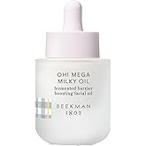 Beekman 1802 Oh! Mega Milky Facial Oil – Hydrating Vitamin C & Niacinamide Serum – Repairs Skin Barrier & Reduces Dark Spots – Fragrance Free, Sensitive Skin Safe – Packaging May Vary – 1 Fl Oz