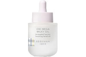 Beekman 1802 Oh! Mega Milky Facial Oil – Hydrating Vitamin C & Niacinamide Serum – Repairs Skin Barrier & Reduces Dark Spots – Fragrance Free, Sensitive Skin Safe – Packaging May Vary – 1 Fl Oz