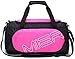 MIER Small Gym Sports Bag for Women Ladies and girls with Shoes Compartment, 18 Inches