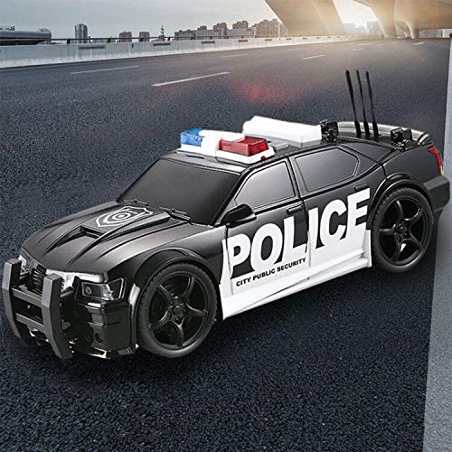 IYEAM Police Car Toy Plastic Pursuit Rescue Vehicle with Sirnes Sound