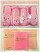 Selric Bear Super Chenille Microfiber Washable Mop Slippers Shoes for Women, Floor Dust Dirt Hair Cleaner, Multi-sizes Multi-Colors Available 9 7/9 Inches Size:5.5-8.5.