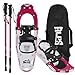 ALPS Adult All Terrian Snowshoes + Pair Anti-Shock Adjustable Snowshoeing Pole + Free Carrying Tote Bag