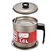 MyLifeUNIT Bacon Grease Container with Strainer, Grease Can for Kitchen with Oil Strainer, 1.7 Quart