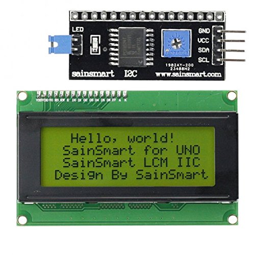 SainSmart IIC/I2C/TWI Serial 2004 20x4 LCD Module Shield For Arduino UNO MEGA R3 SainSmart IIC/I2C/TWI Serial 2004 20x4 LCD Module Shield For Arduino UNO MEGA R3
