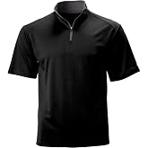 B-Core S/S 1/4 Zip Black/Graphite Large