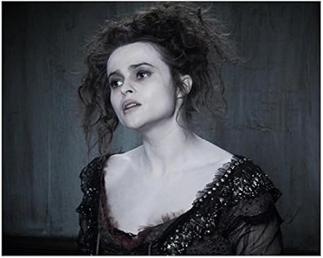 Helena Bonham Carter With Messy Hair Tilted Head 8 X 10 Inch Photo