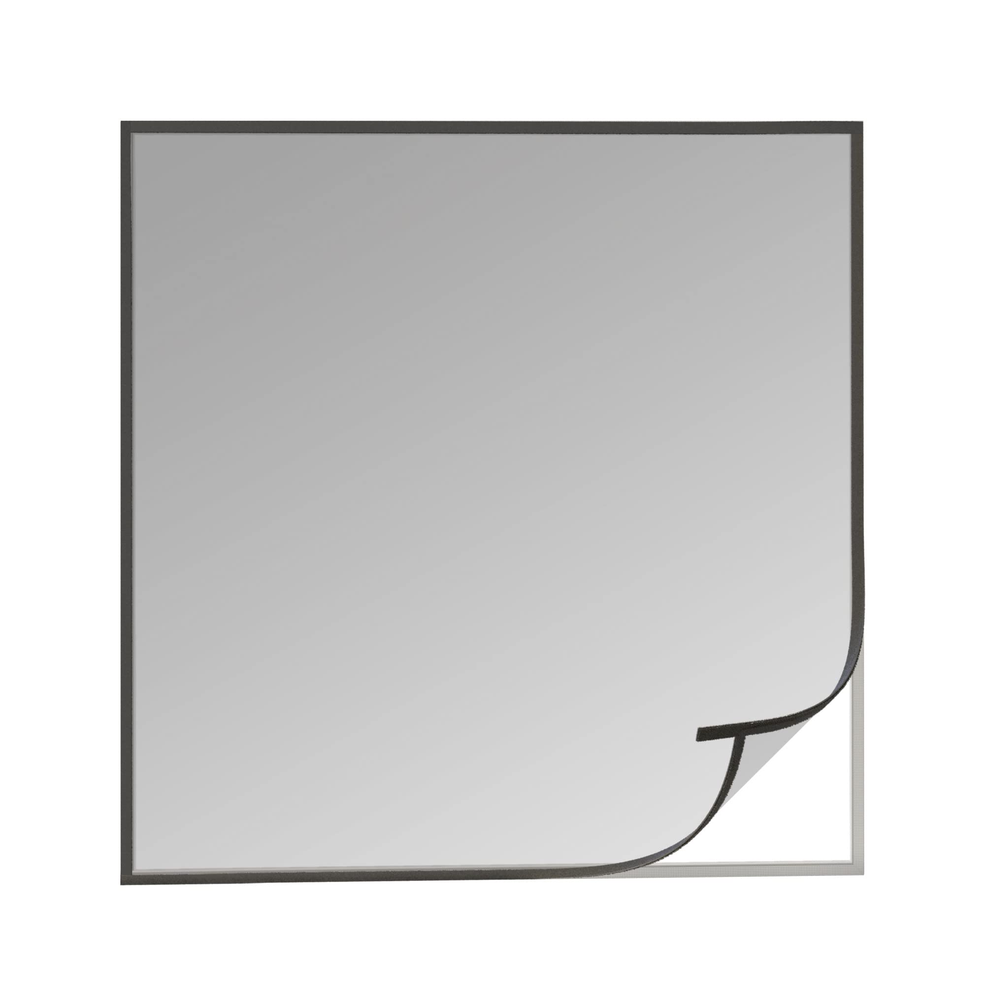 Windhager Insect Screen Fly Screen Open-Up, Mosquito Net for Windows Including Velcro and Velcro Tape, Anthracite