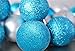 AMS Christmas Ball Ornaments (Turquoise, 40mm)