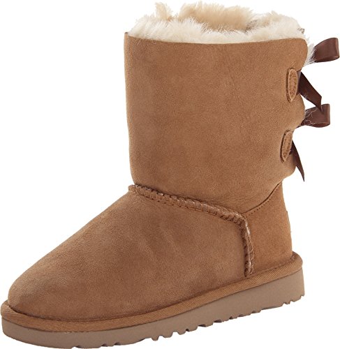 UGG Kids Girl's Bailey Bow (Little Kid/Big Kid) Chestnut 3 Little Kid M