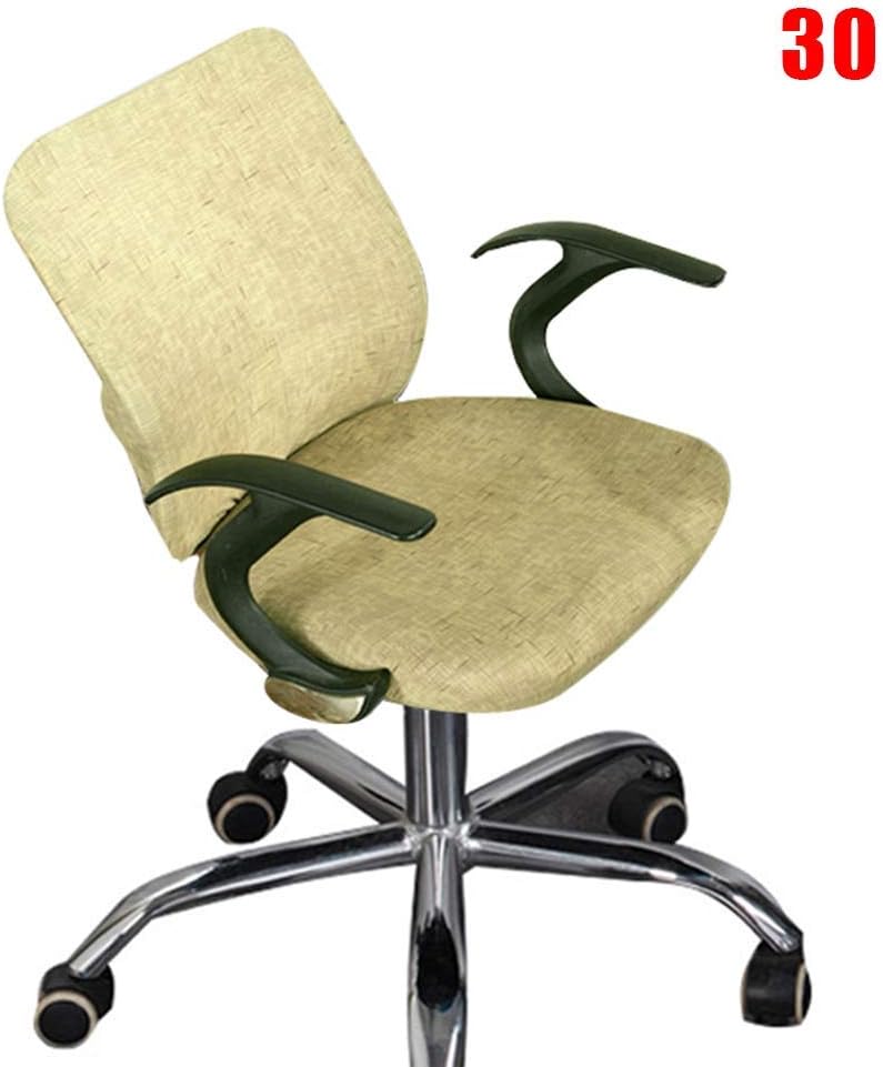 Silla de Oficina Protector Lavable Silla Giratoria Guardapolvo Funda