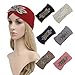 Bohemia Headband, WuyiMC Women Diamond Knitting Handmade Keep Warm Hairband (Pink)