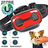 TrainerPro Dog Bark Collar - Humane Anti Barking Training Collar - Sound and Vibration Bark Control - 2019 Upgrade - Small Dog Bark Collar, Medium Dog Bark Collar, Large Dog Bark Collar - no Shock