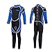 IREENUO Kids Wetsuit for Boys Girls, 2.5mm Neoprene Long Sleeve Child Full Wet Suit for Diving Swimming Surfing Snorkeling Wading